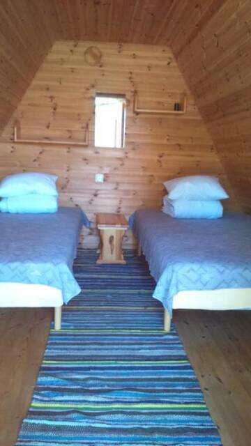 Фото номера Двухместный номер с 2 отдельными кроватями Проживание в семье Homestay Metsaveere Turismitalu г. Jürimõisa  9